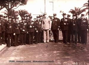 Oran- SDV- 6649-x-Oran- Monument aux morts- Commissaire divisionnaire Andre Gittard